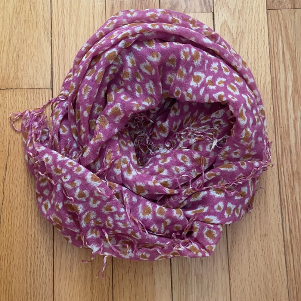 Chan Luu Leopard Print Cashmere And Silk Scarf